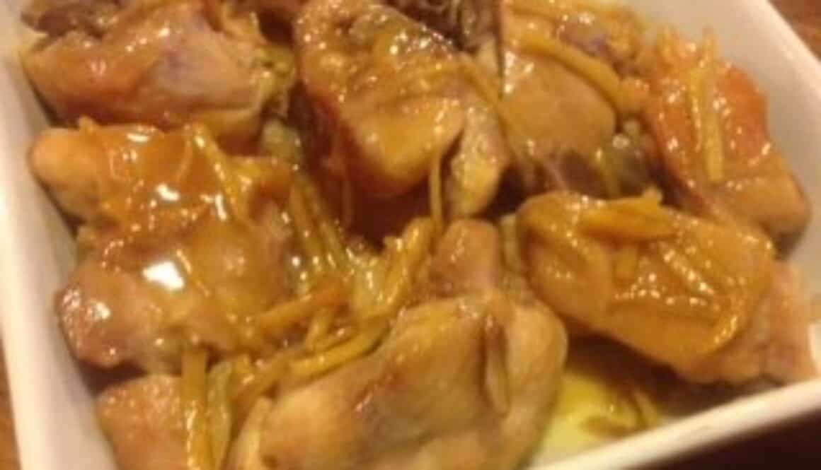 pollo alla birra con aglio e zenzero1