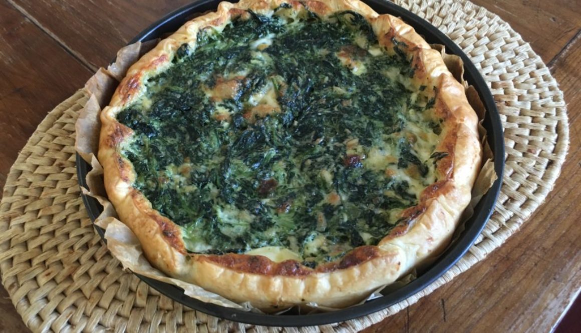 pizza di spinaci ai 4 formaggi  in 25 minuti