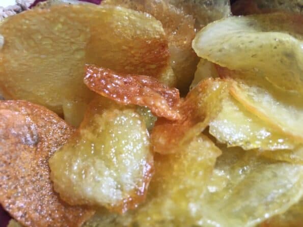 Patate chips al forno