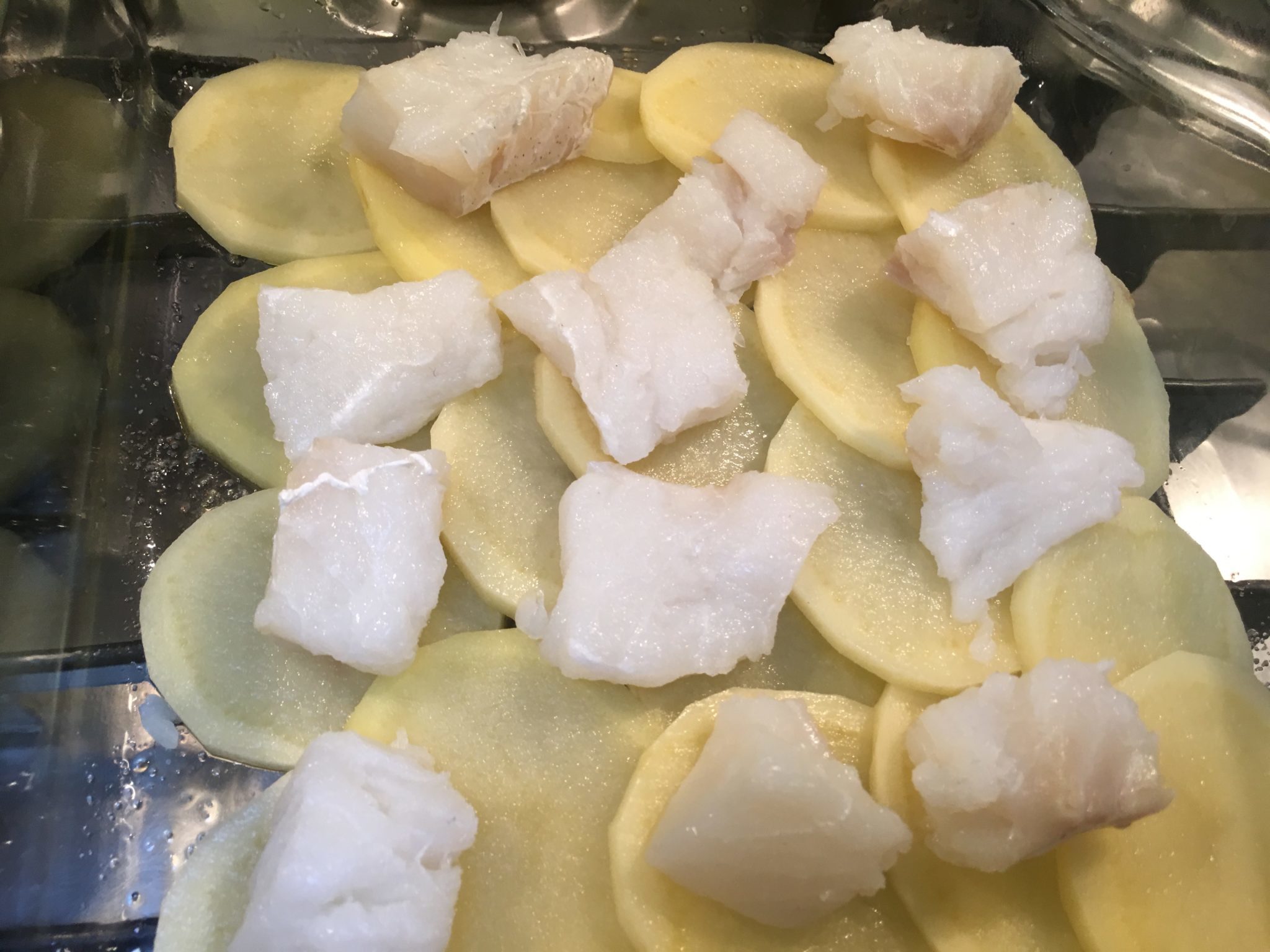 Baccalà peperoni e patate