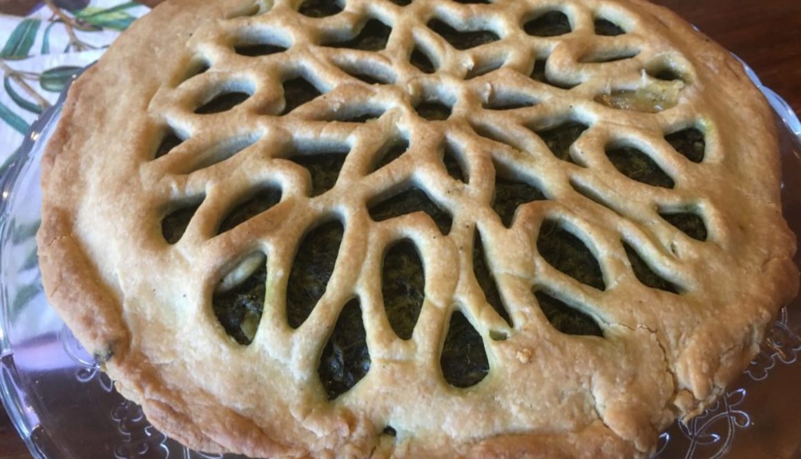 crostata di cime di rapa