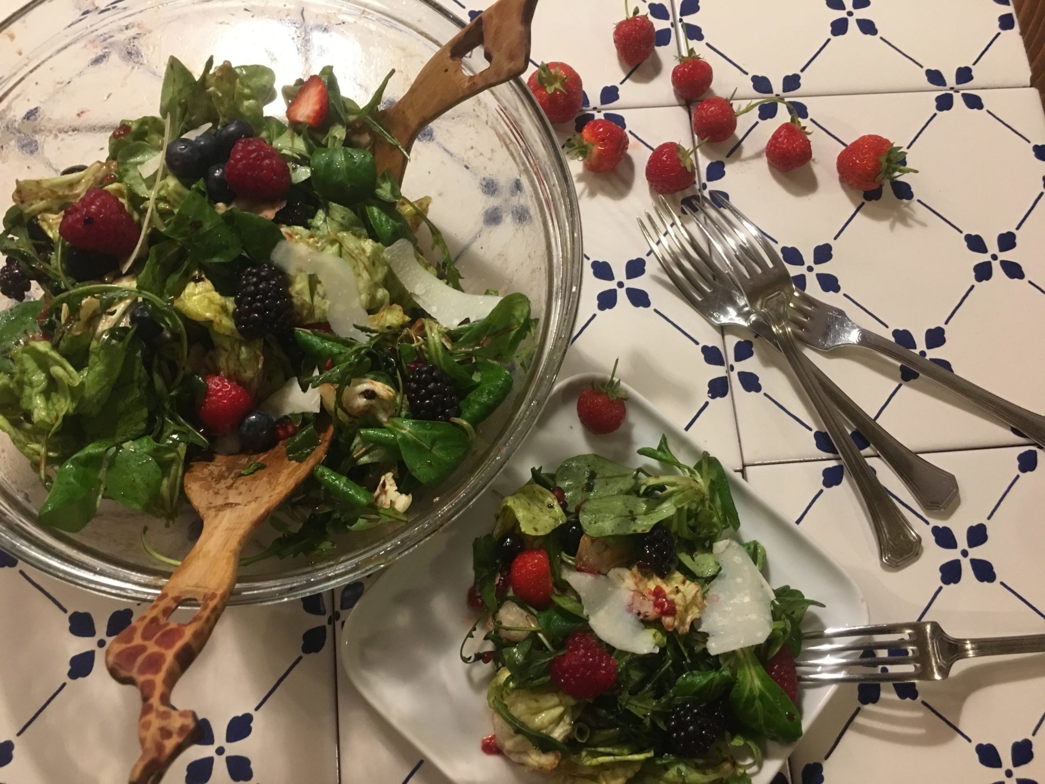 insalata ai frutti di bosco