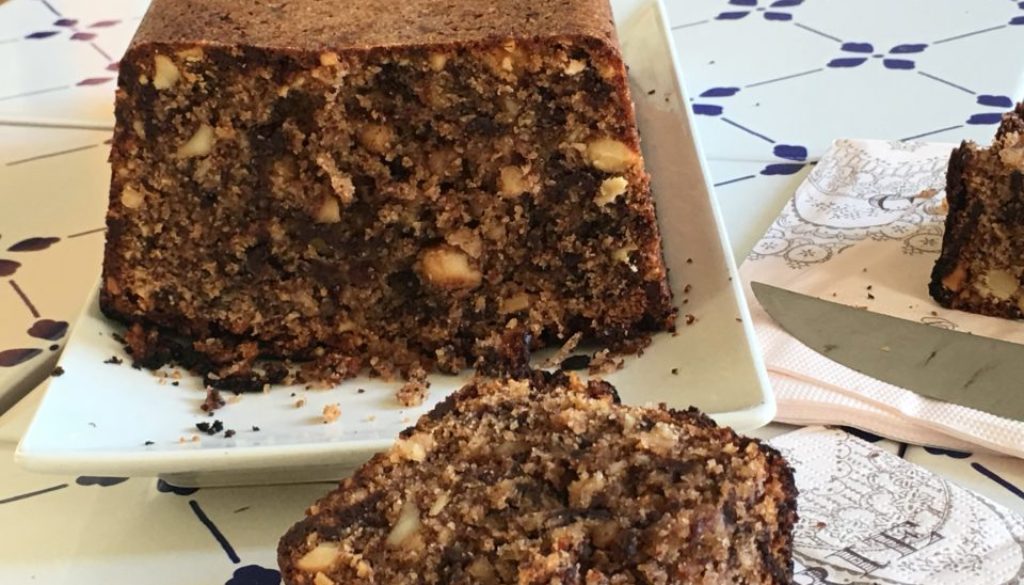 plumcake mandorle e cioccolato