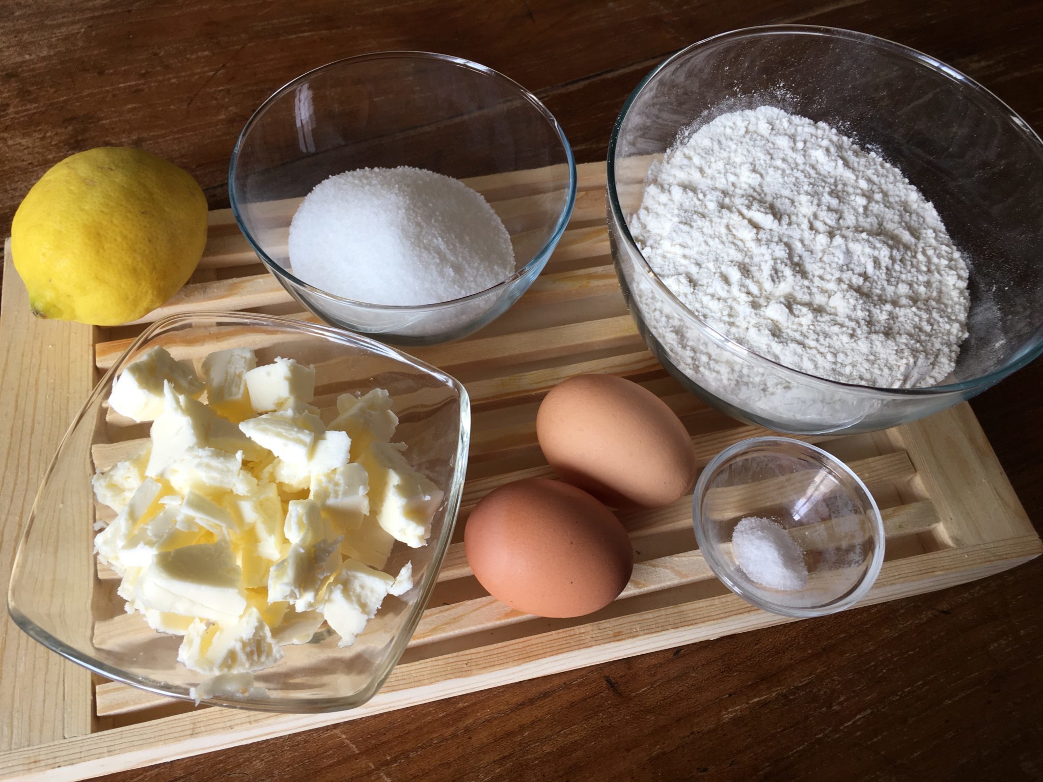 Pasta frolla - ingredienti