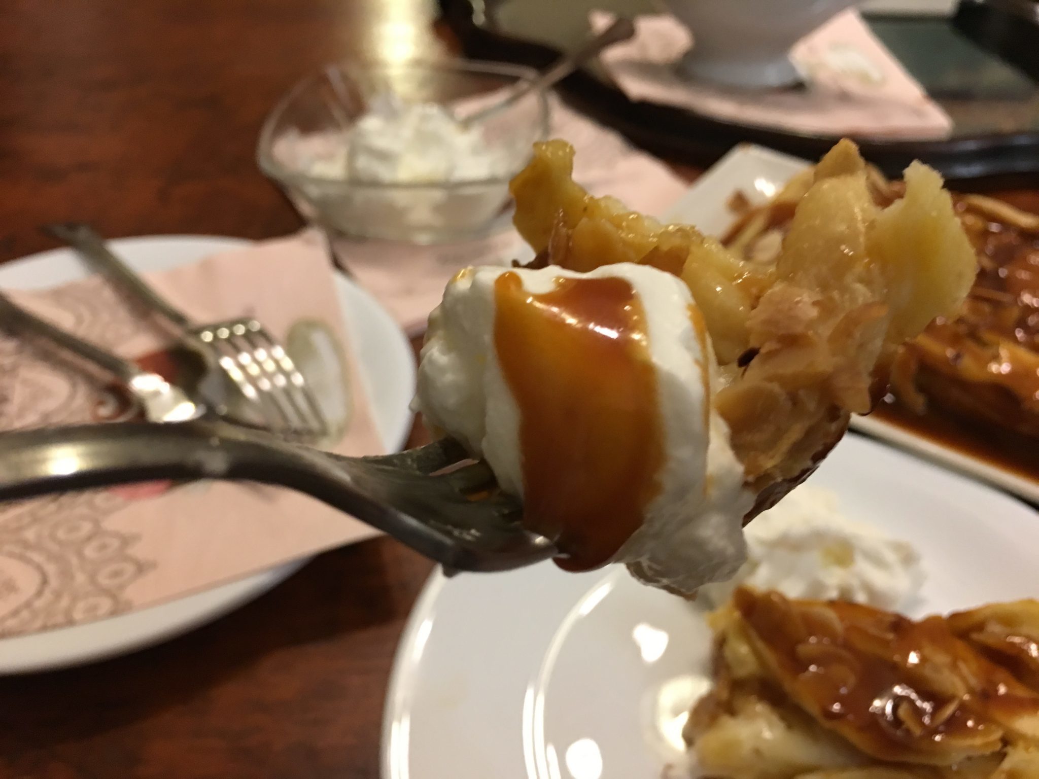Torta invisibile giapponese - una forchettata