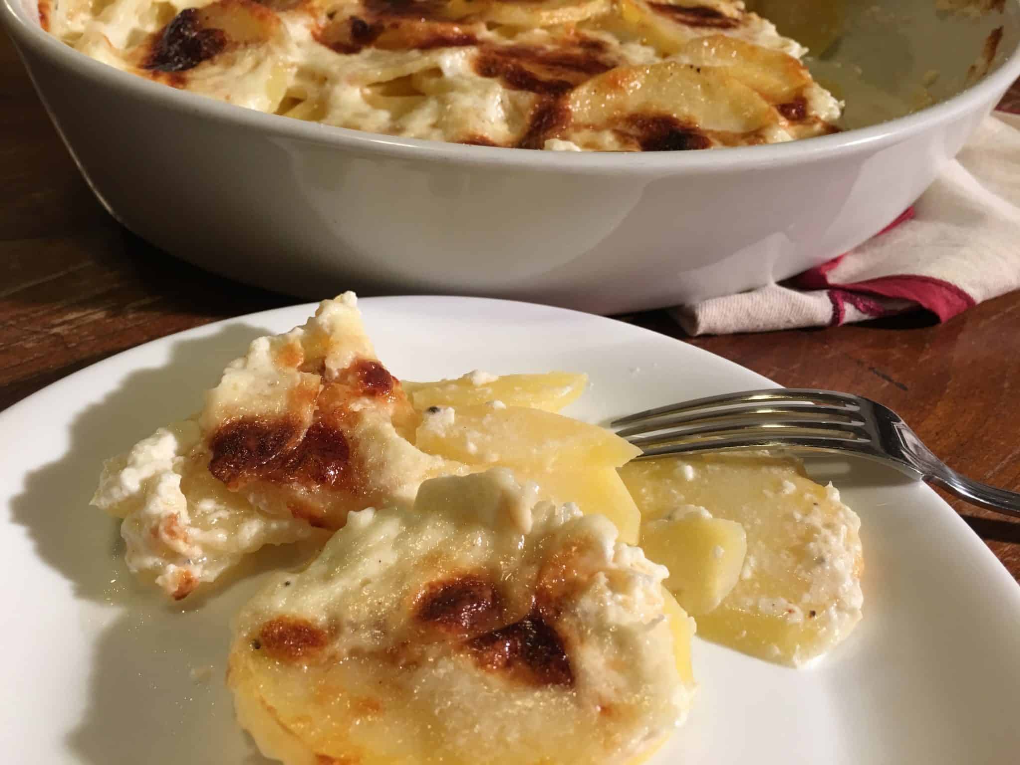 Patate affogate - porzione