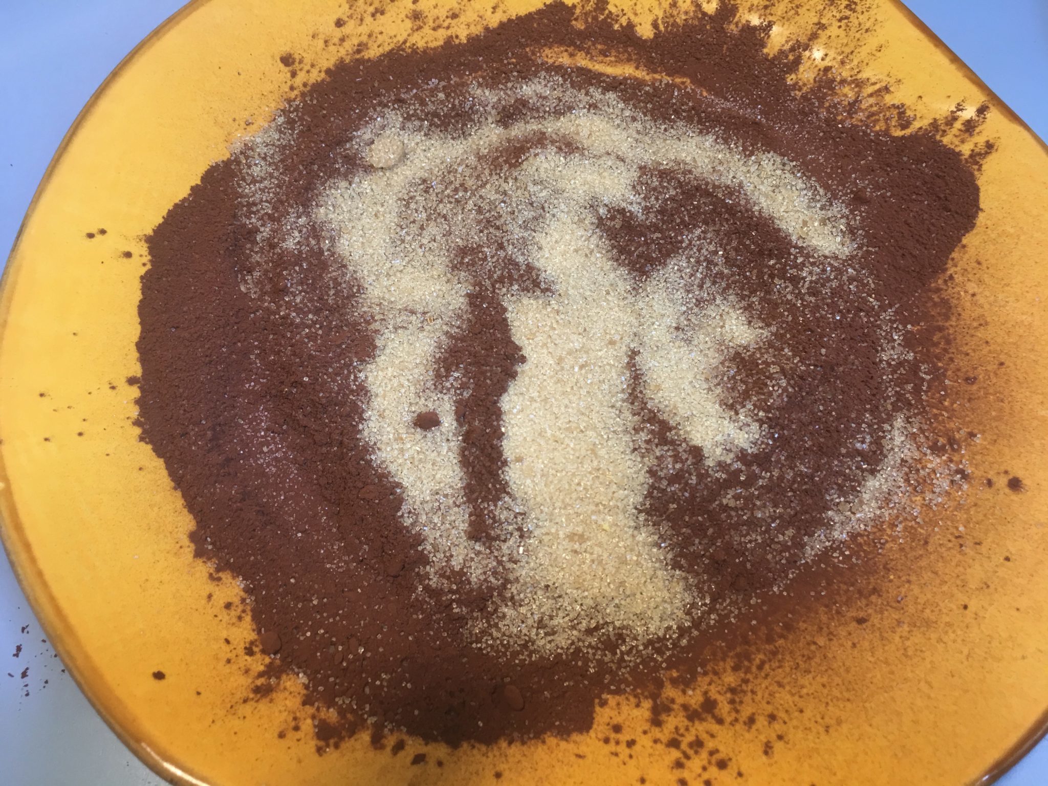 Tartufi al cioccolato - lo zucchero di canna aggiunto al cacao